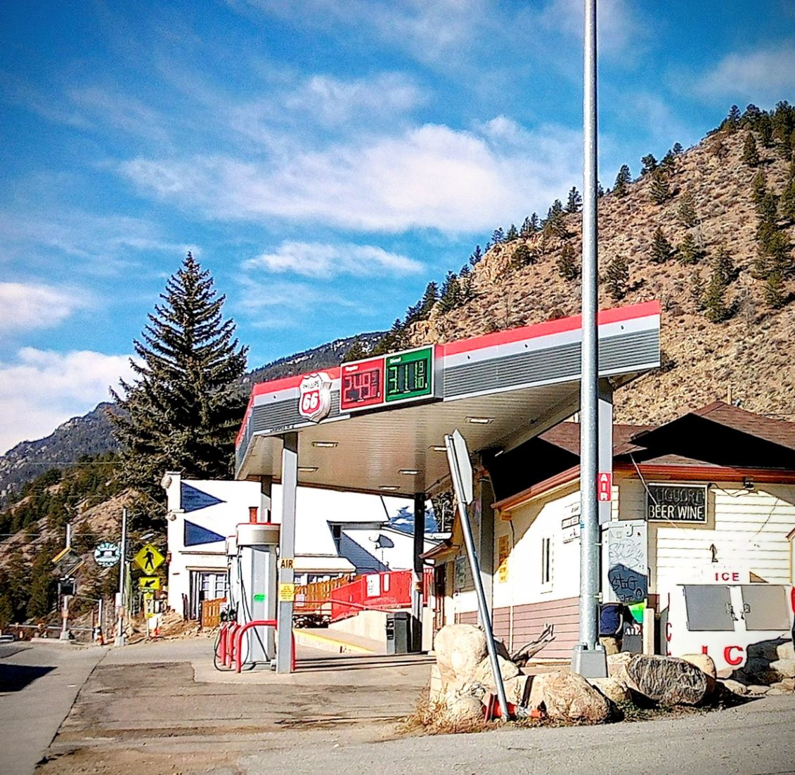Valero station in Empire, Colorado